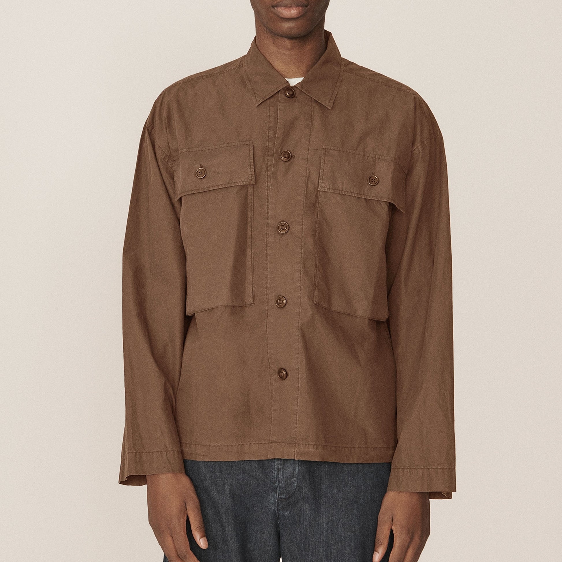 YMC Military Shirt - Brown