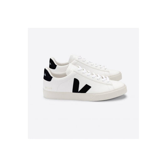 - Campo Chromefree Leather Sneakers - Extra White/Black
