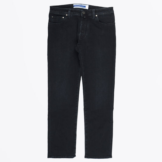 - Bard Slim Fit Jeans - Blue Black
