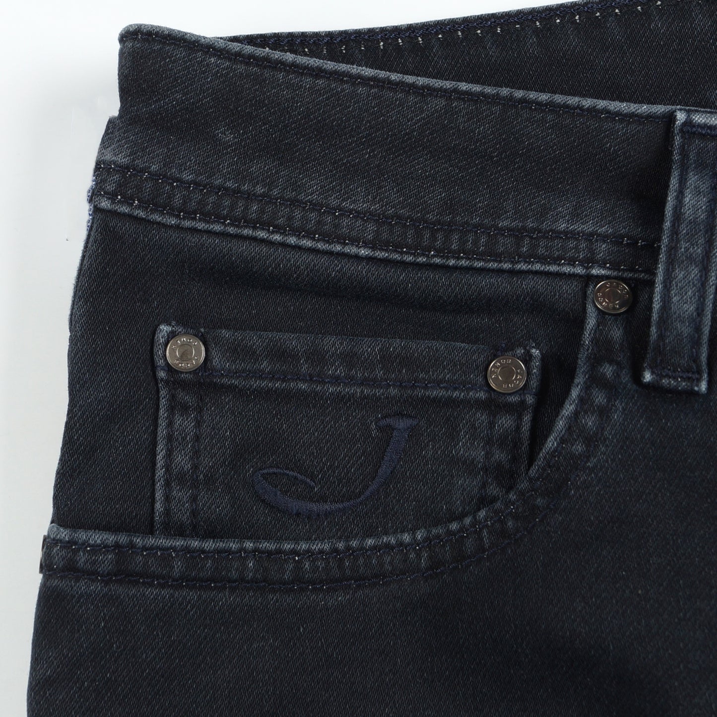 - Bard Slim Fit Jeans - Blue Black