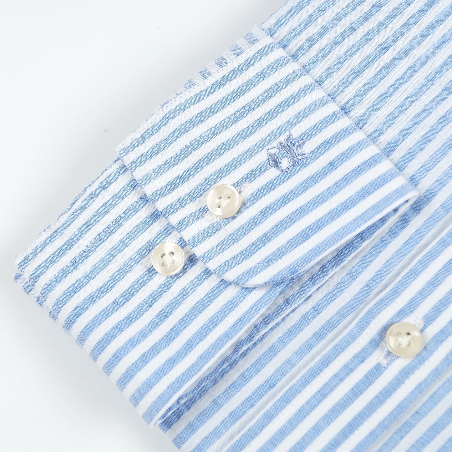 Torino BD Collar Stripe Shirt - Blue