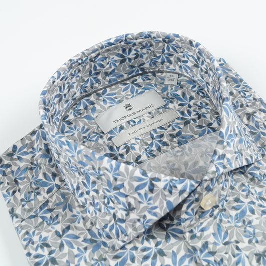 - Roma Modern Kent Liberty Print - Blue/Grey