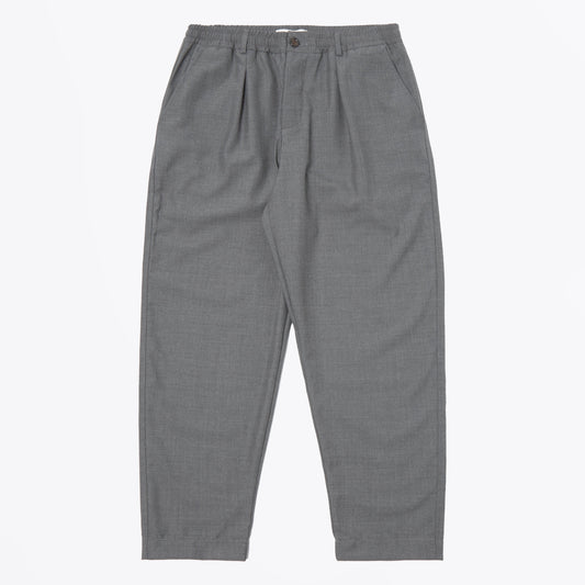 - Pleated Track Pant Tropical Suiting - Grey