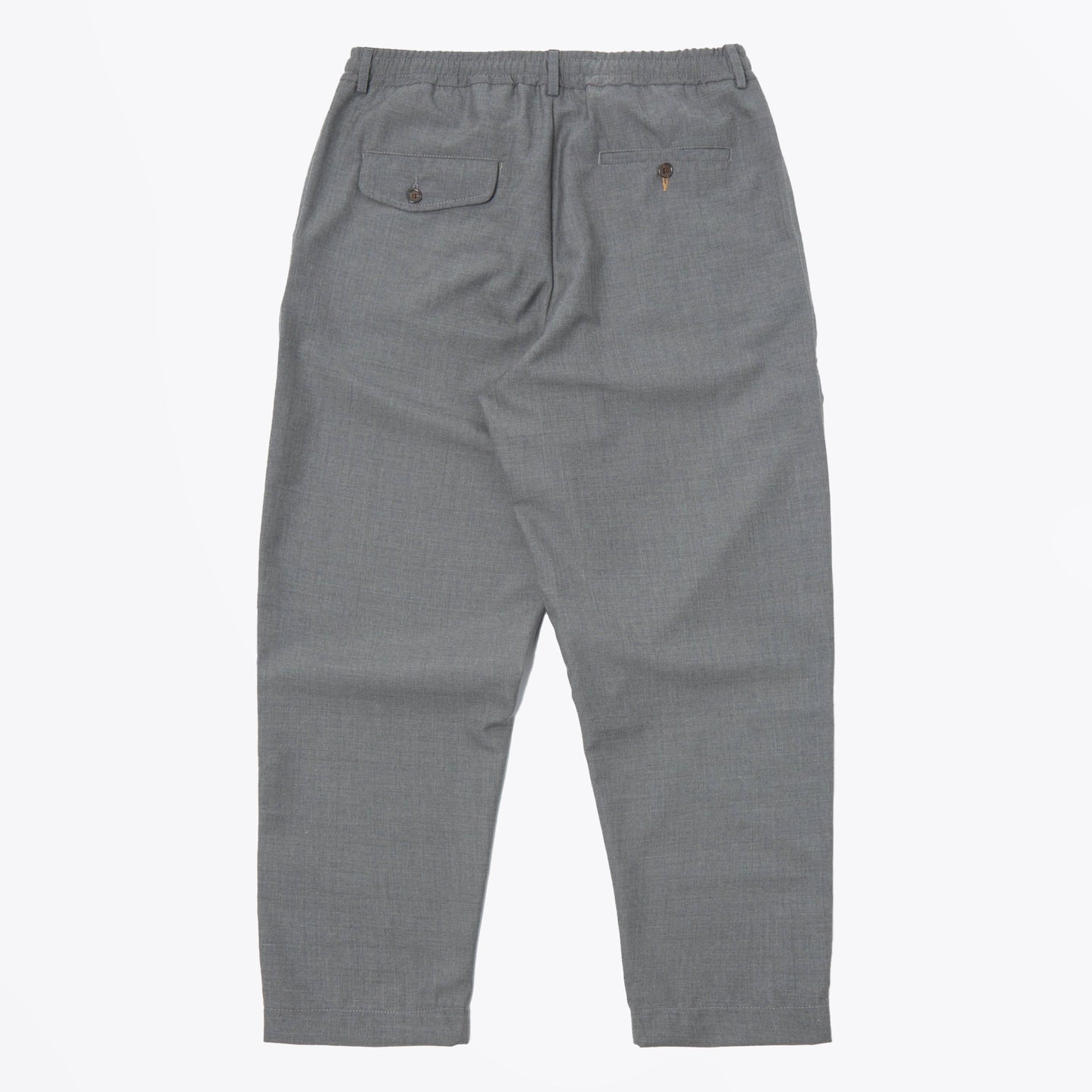 - Pleated Track Pant Tropical Suiting - Grey