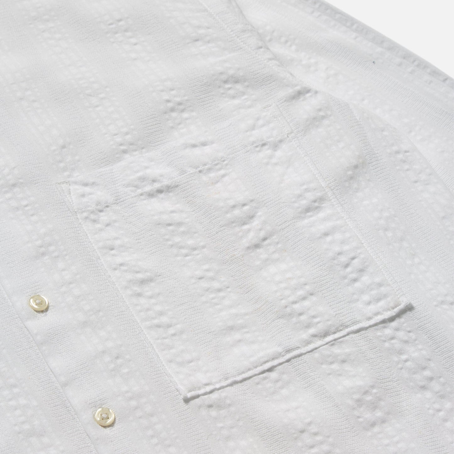 - Square Pocket Shirt - White