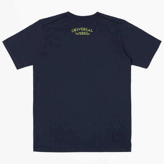 - Peace Love and Soul Print Tee - Navy