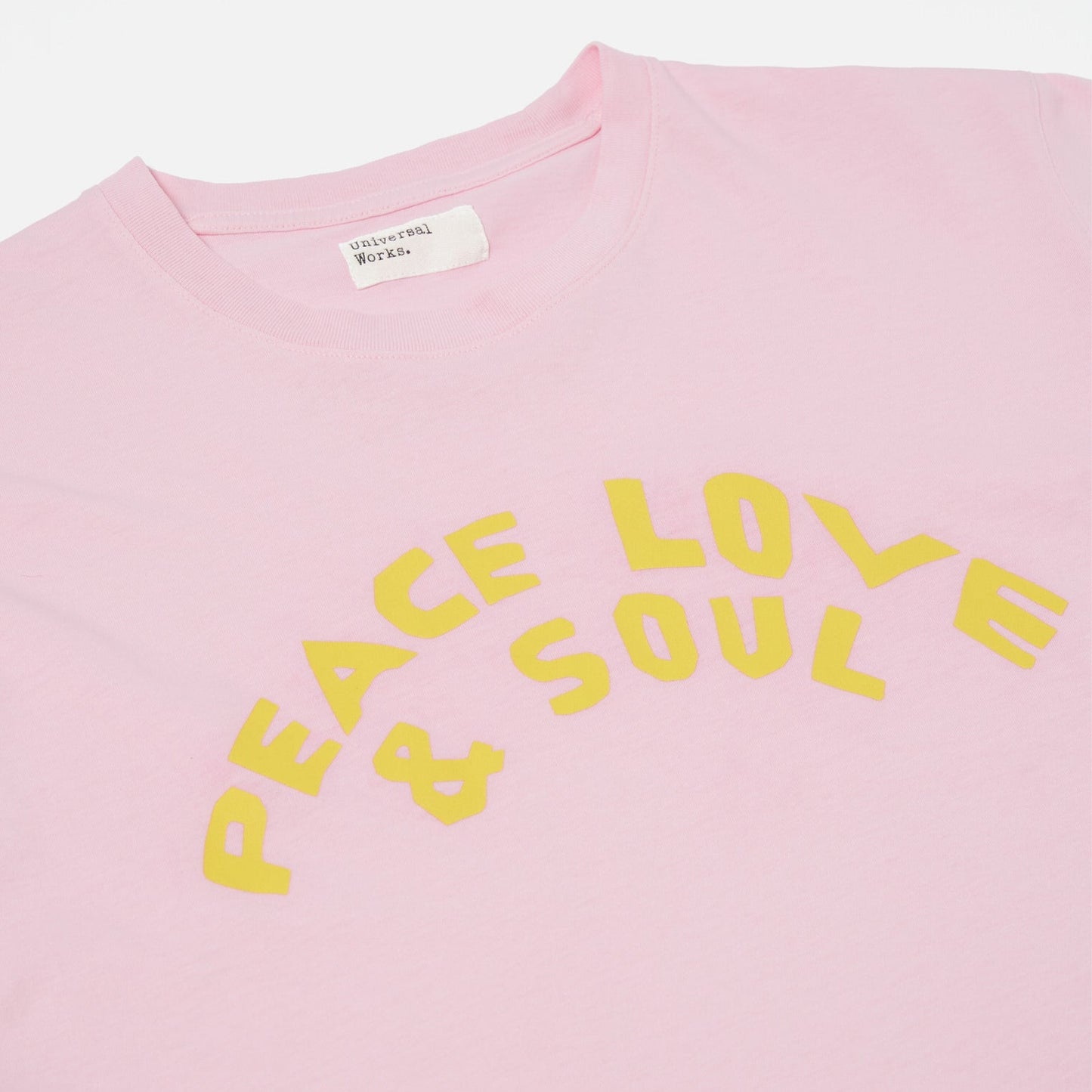 - Peace Love and Soul Print Tee - Pink