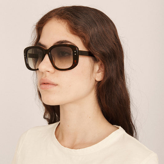 - Adam Sunglasses - Dark Tortoise Graduated Green