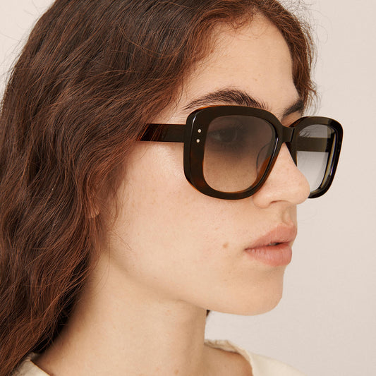 - Adam Sunglasses - Dark Tortoise Graduated Green