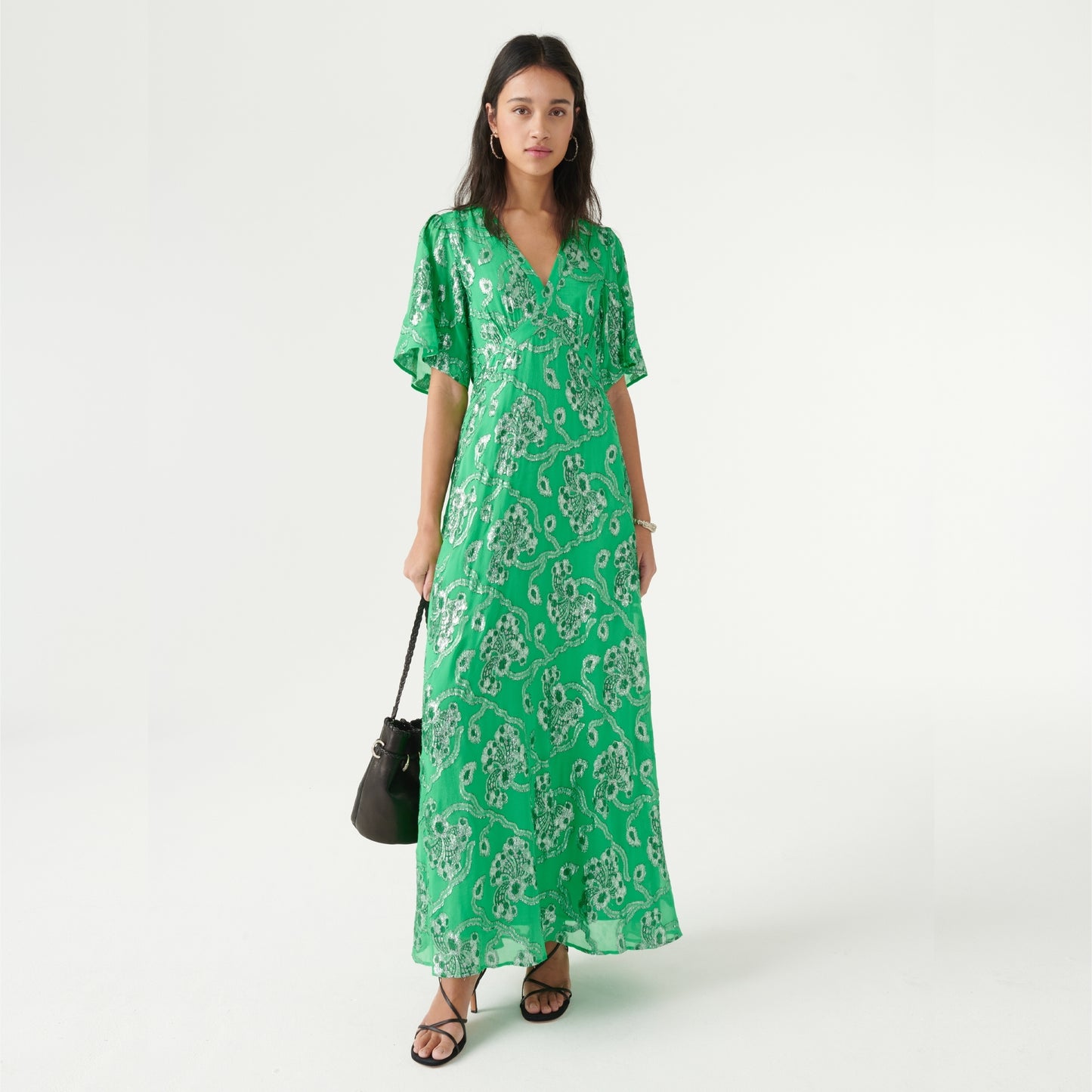 Ba&sh - - Shelby Dress - Green MR & MRS STITCH.COM Ba&sh - - Shelby Dress - Green MR & MRS STITCH.COM