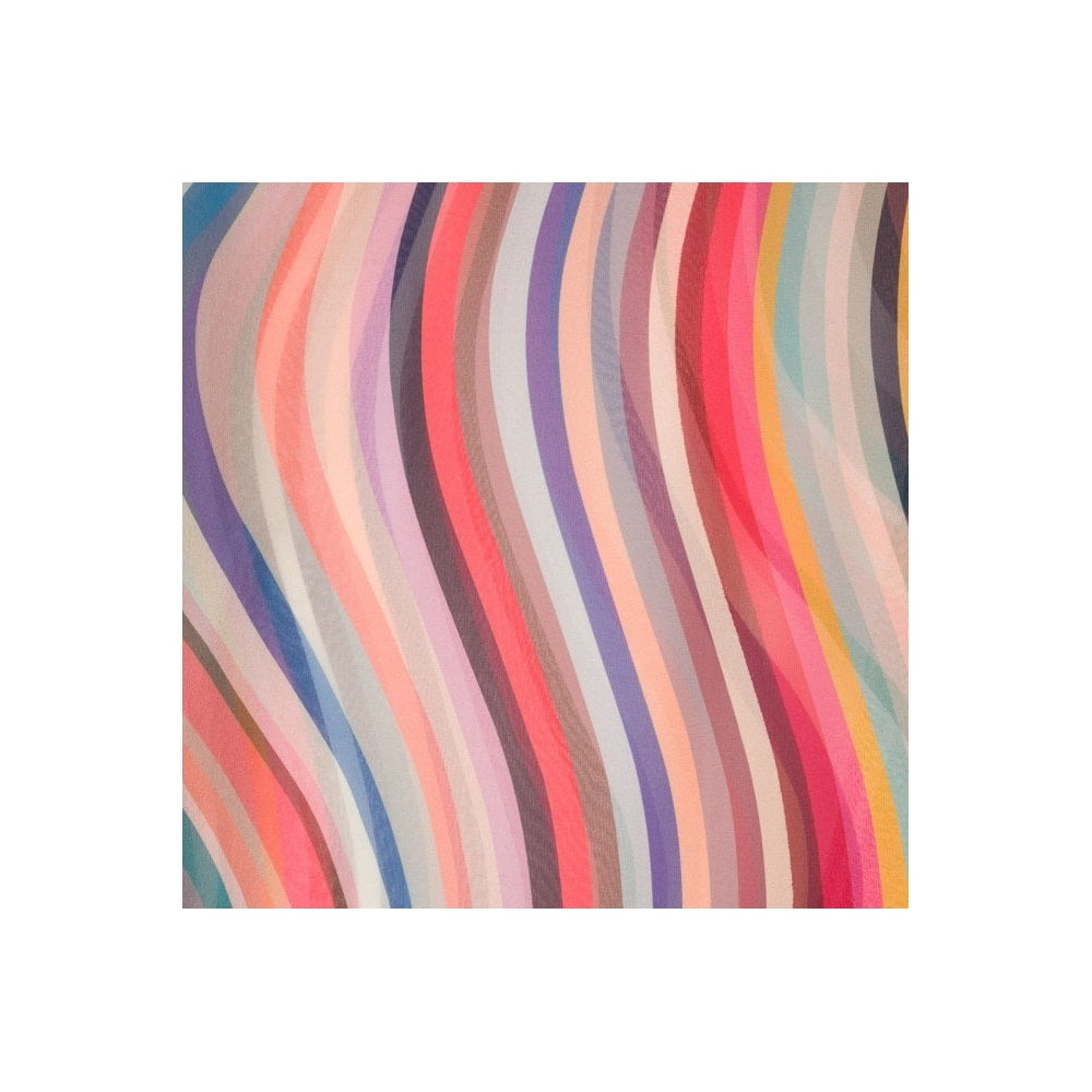 - Swirl Silk Sheer Kaftan Dress - Multi