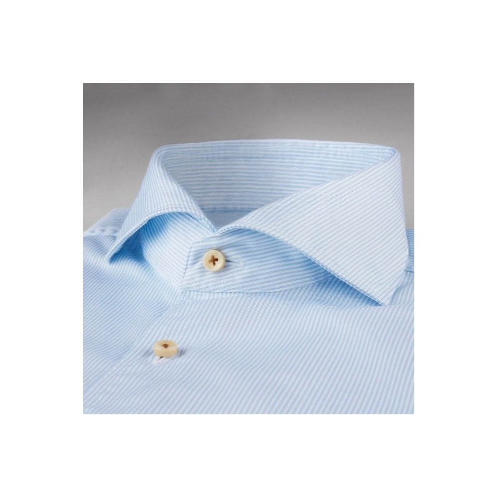 Stenstroms - Fitted Body Striped Shirt - Blue