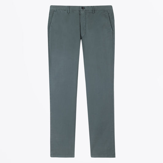 Mid-Fit Zebra Chinos - Juniper Green