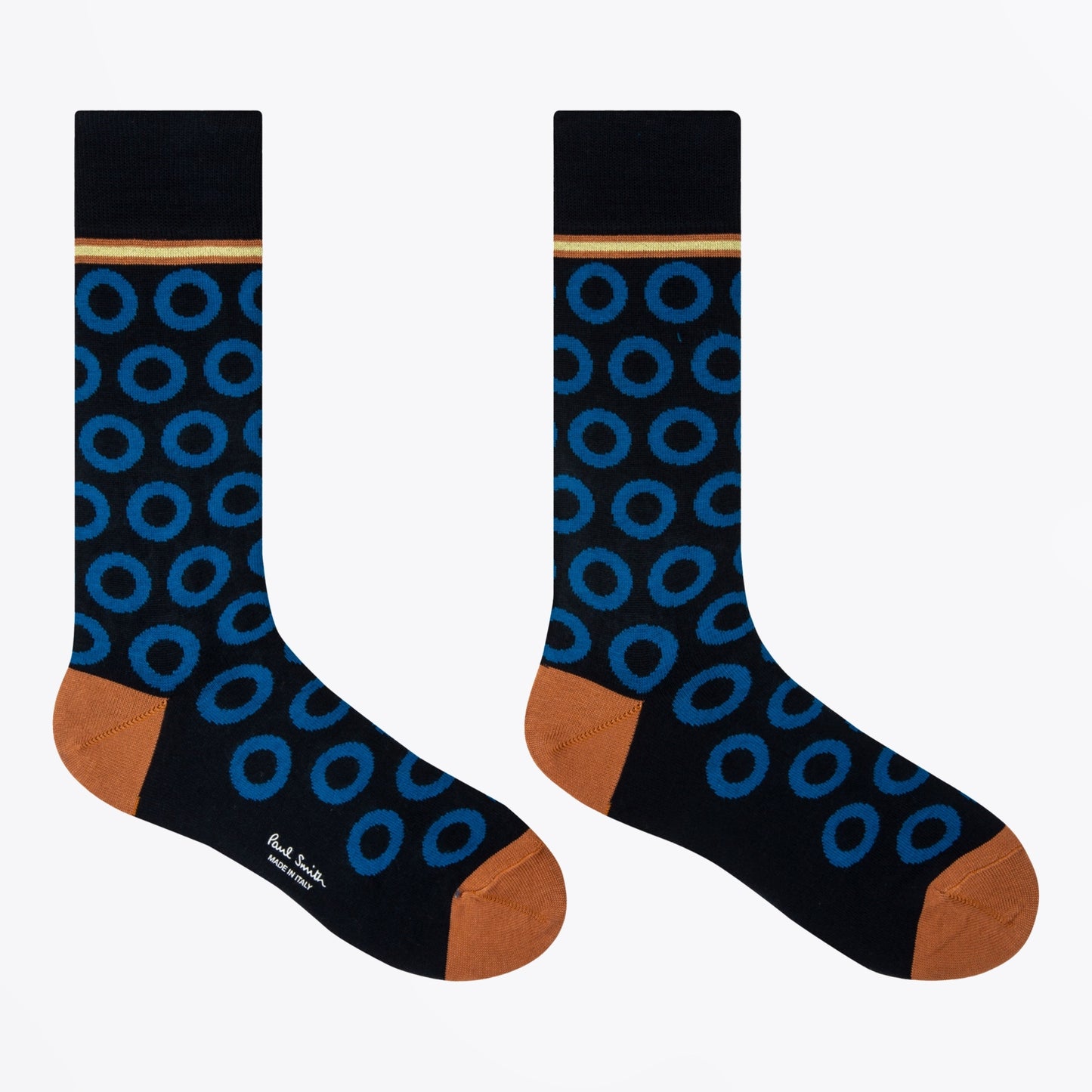 Glow Polka Socks - Navy
