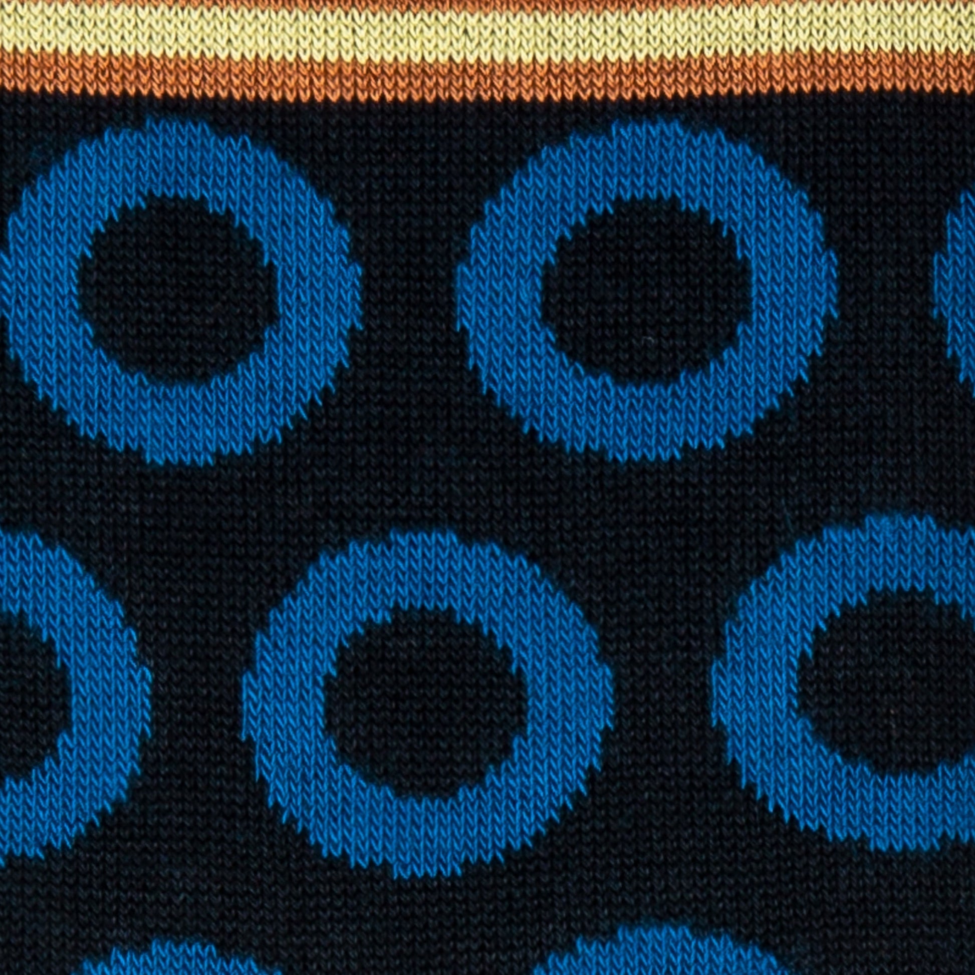 Paul Glow Polka Socks - Navy