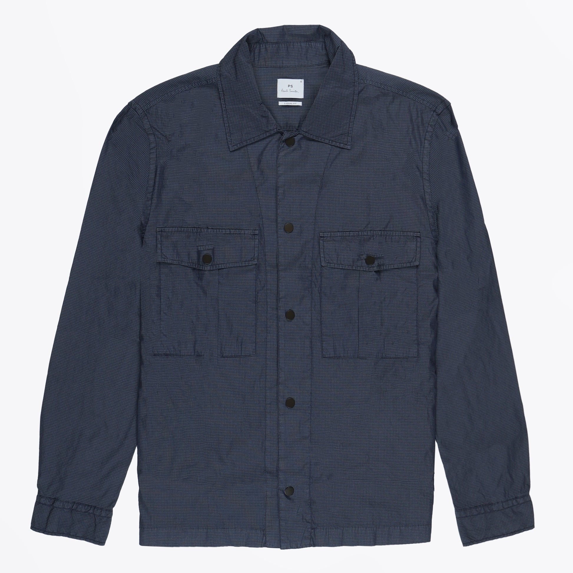 Paul LS Casual Fit Shirt Jacket - Navy
