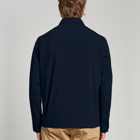 - Visal Garbo Overshirt - Navy