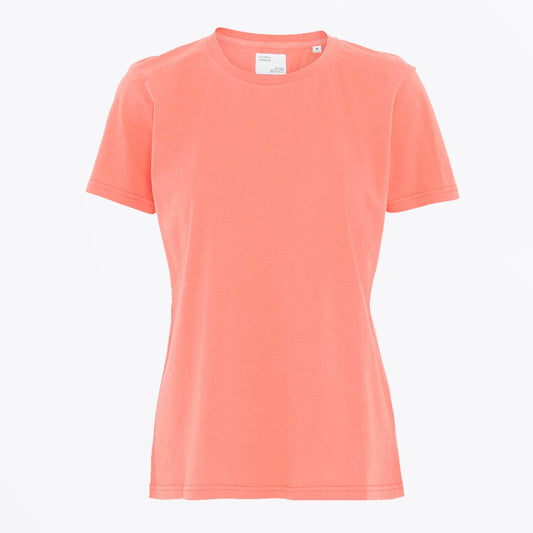 Light Organic Tee - Bright Coral