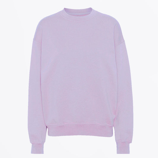 - Organic Oversized Crew - Soft Lavender