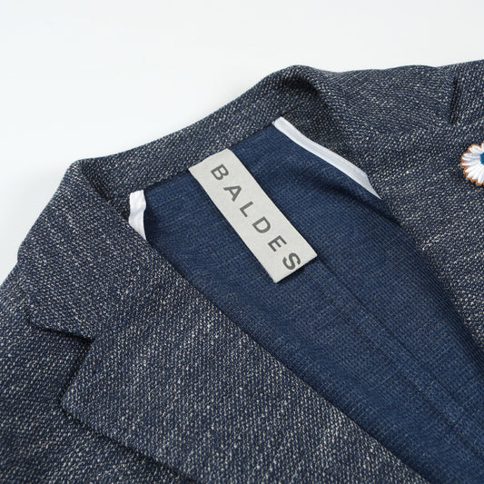 - Seba 1 Knitted Stretch Blazer - Navy