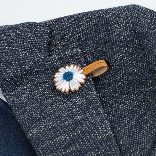 - Seba 1 Knitted Stretch Blazer - Navy