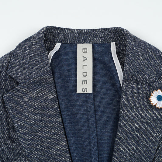 - Seba 1 Knitted Stretch Blazer - Navy