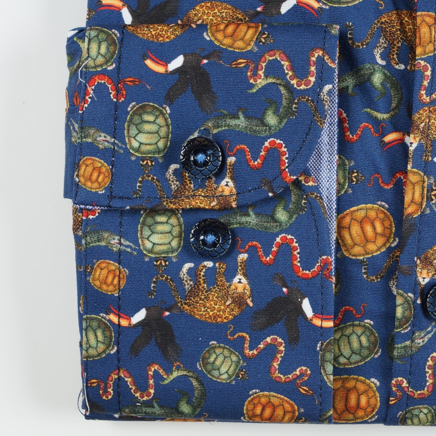 - Amazon Animals Shirt - Cobalt