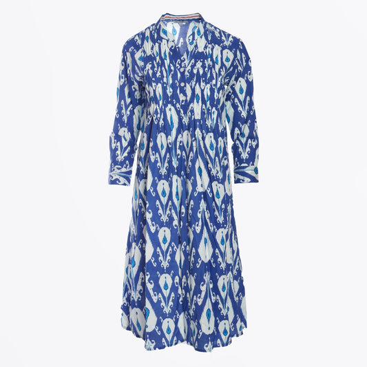 - Phantom Dress - Minx Ikat Blue