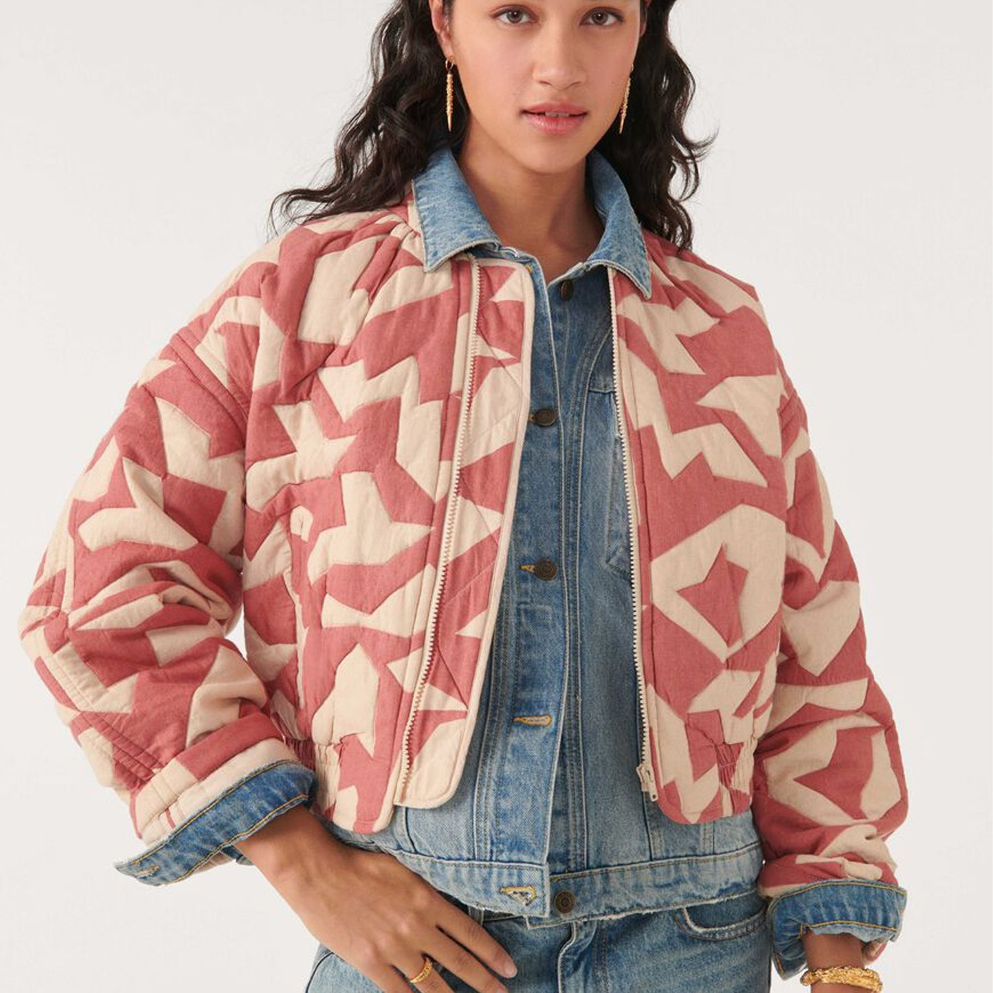 - Pacino Bomber Jacket - Rose