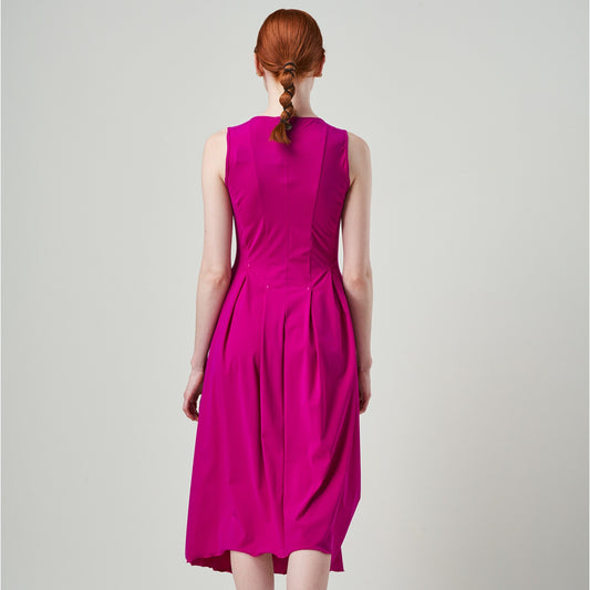 - At Length Dress - Fuchsia