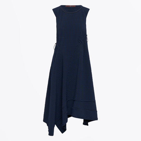 - Emerge Asymmetric Seersucker - Navy