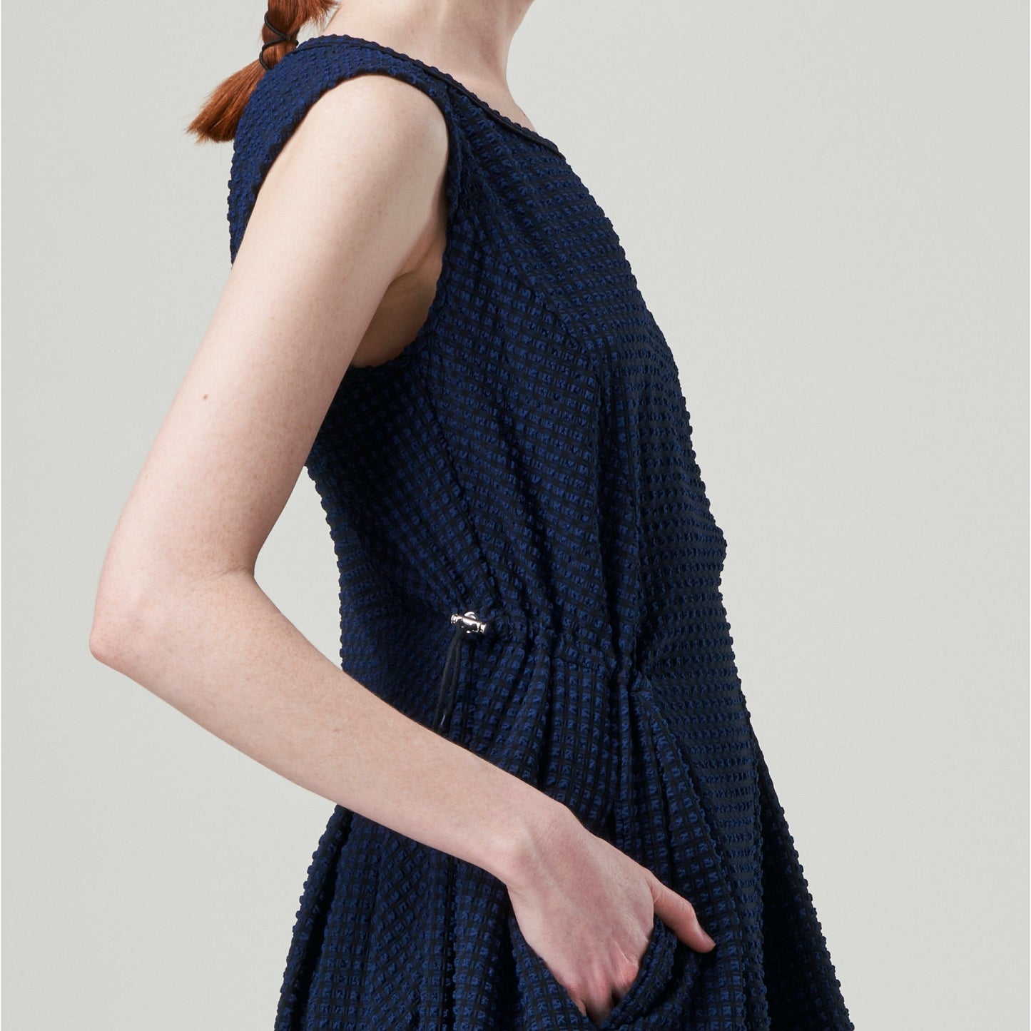 - Emerge Asymmetric Seersucker - Navy