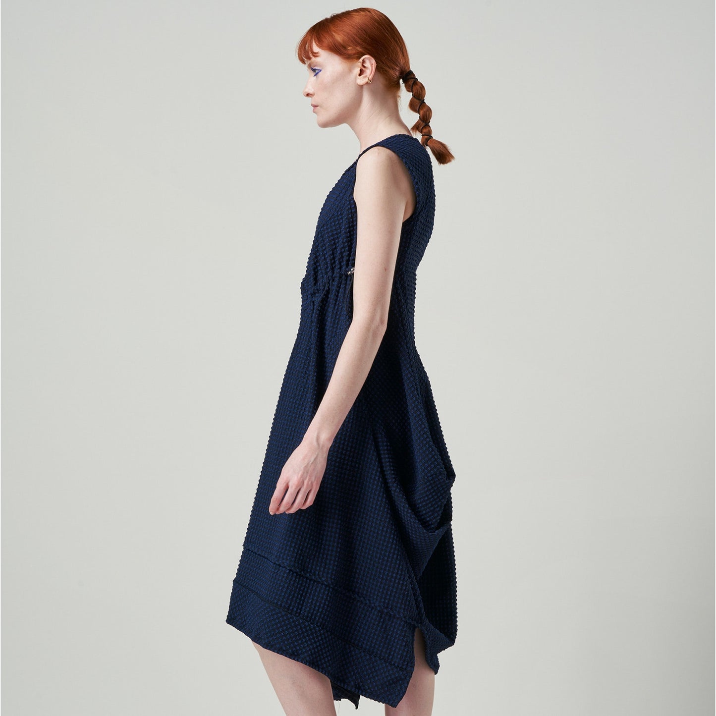 - Emerge Asymmetric Seersucker - Navy