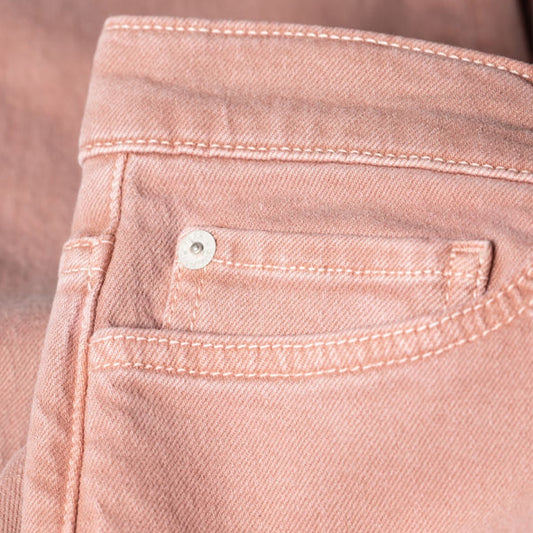 - Straight Fit Jeans - Powder Pink