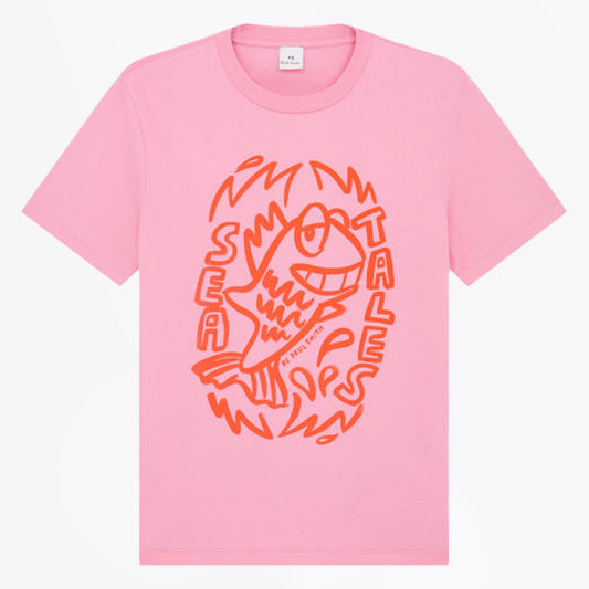 - 'Sea Tales' T-Shirt - Pink