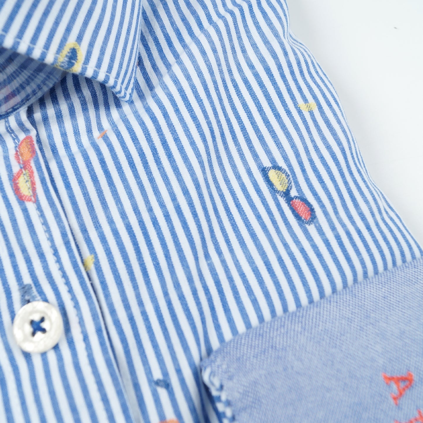 Jacquard Stripe Shirt - Blue