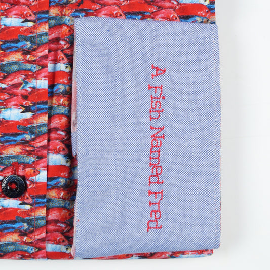 - Fish Shirt - Ruby Red