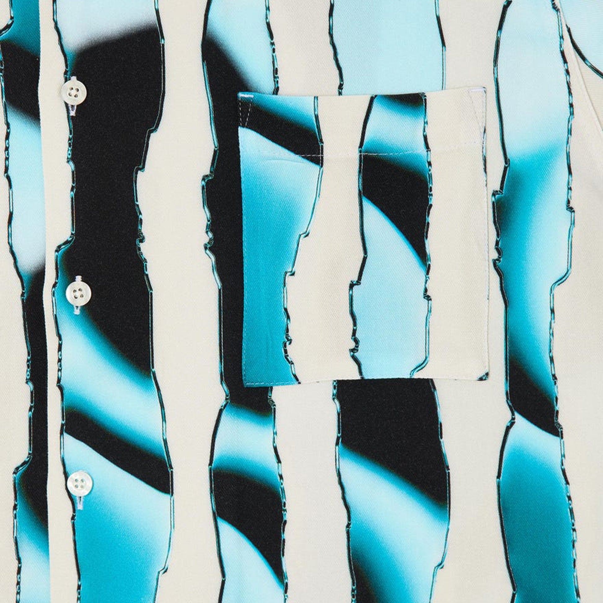 Edwin Multidimensional Stripe Shirt - Blue