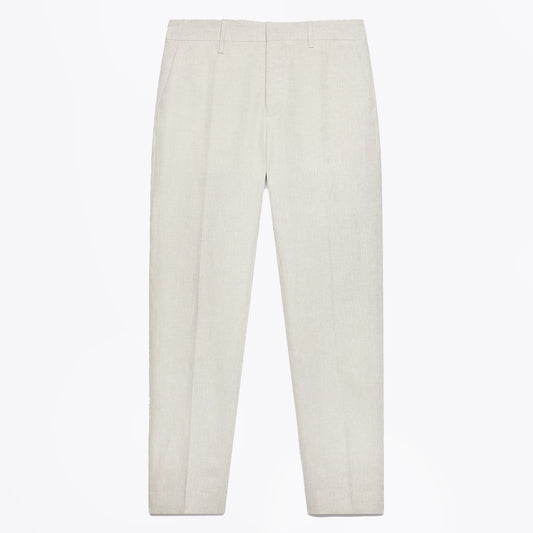 - Alp Smart Linen Trouser - Natural