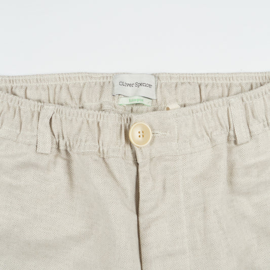 Malin Drawstring Trousers - Beige