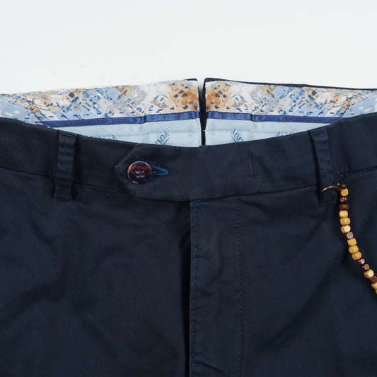 - Pegasus Slim Fit Chino Shorts - Navy