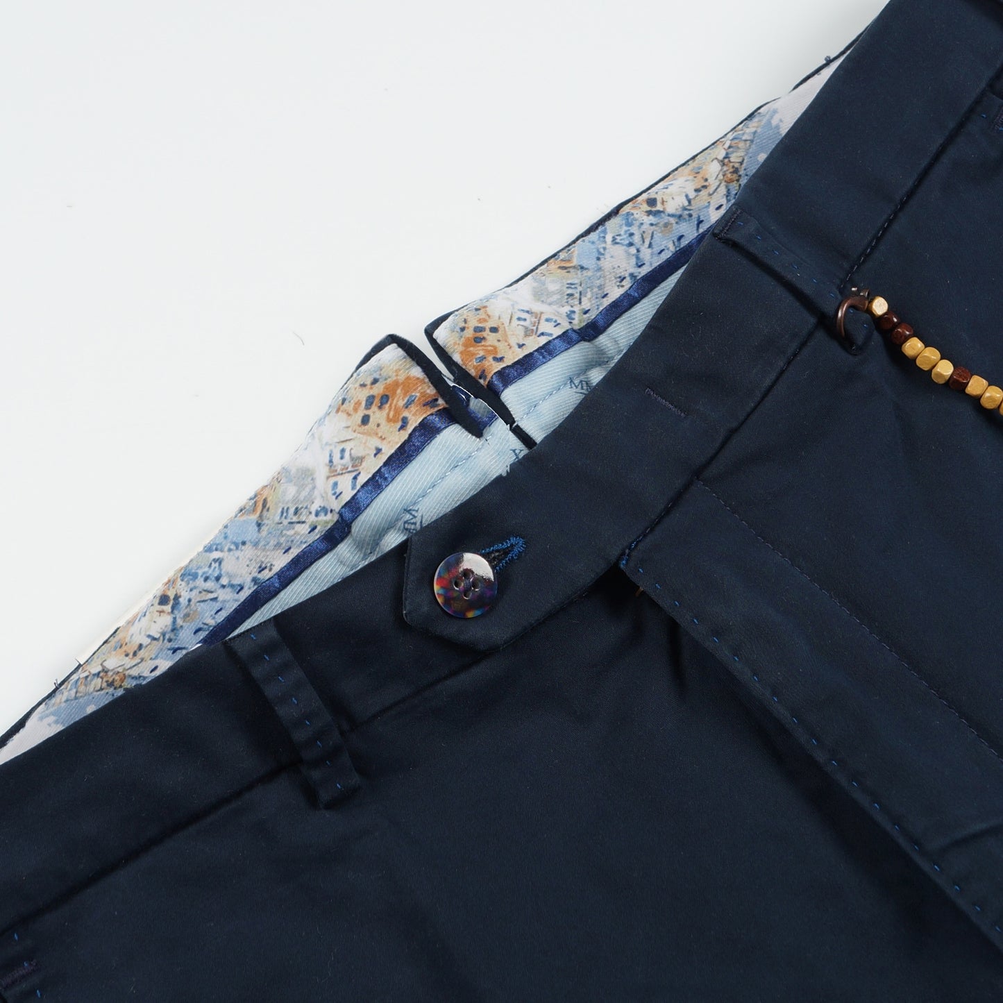 - Pegasus Slim Fit Chino Shorts - Navy