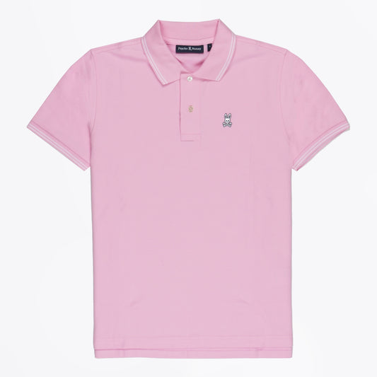 Logan Speed Pique Polo - Pure Pink