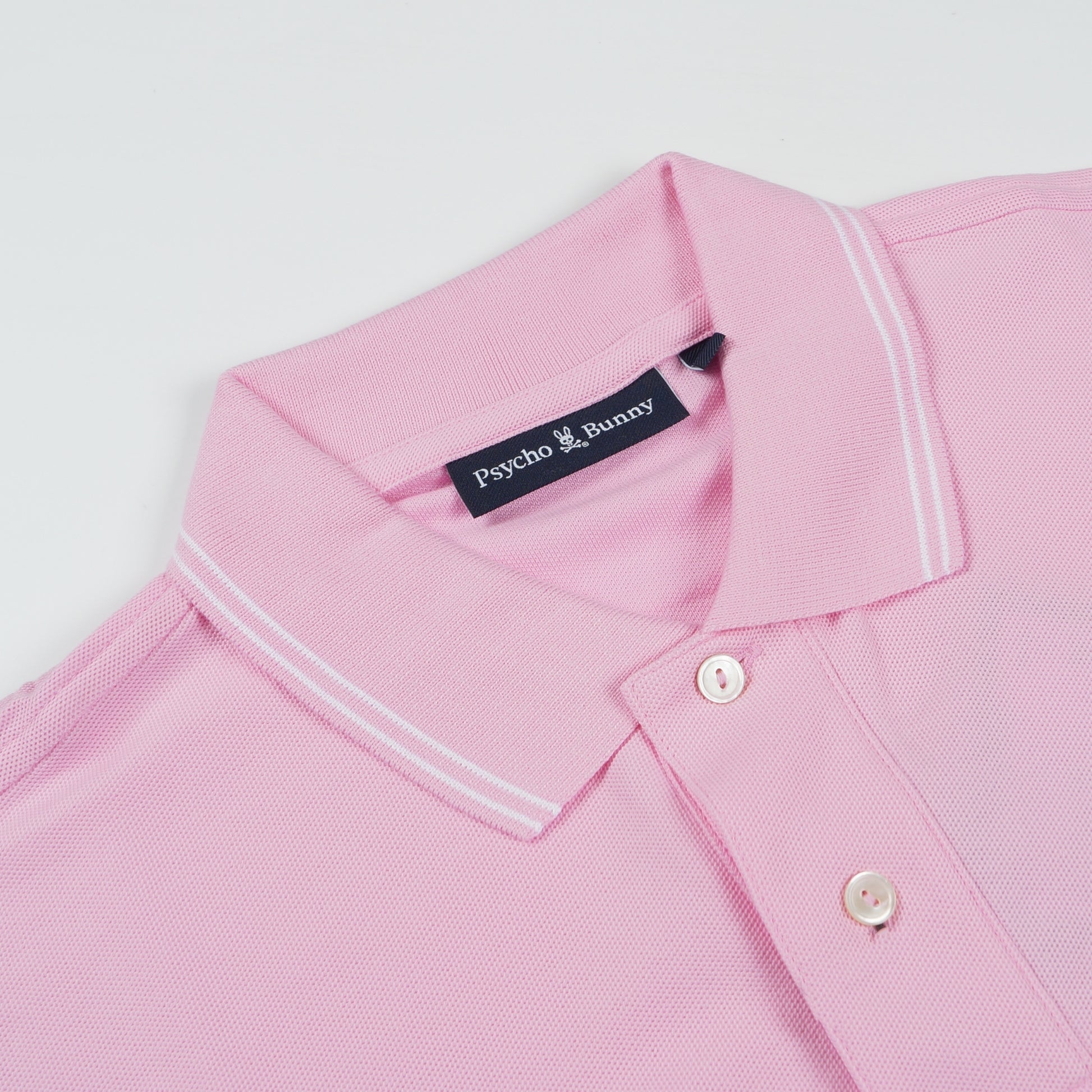 Psycho Logan Speed Pique Polo - Pure Pink