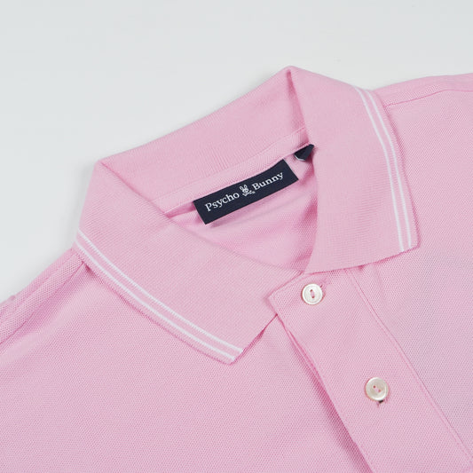 Logan Speed Pique Polo - Pure Pink