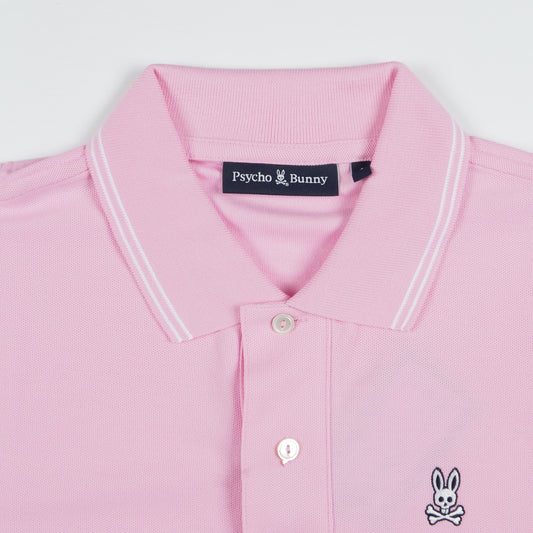 Logan Speed Pique Polo - Pure Pink