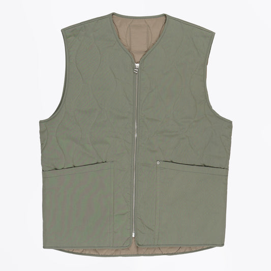 - Peter Tab Series Gilet - Died Sage Green
