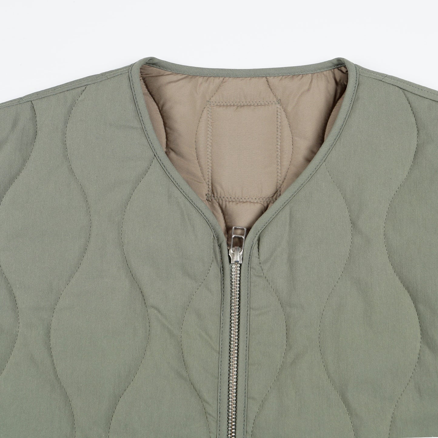 - Peter Tab Series Gilet - Died Sage Green