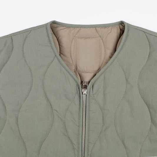 - Peter Tab Series Gilet - Died Sage Green