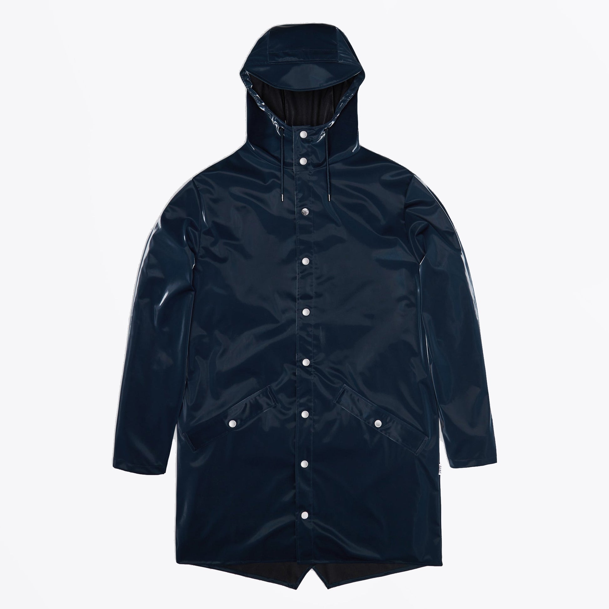 Rains Long Jacket - Ink